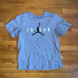 Jordan Gray Short Sleeve Tee Classic Design